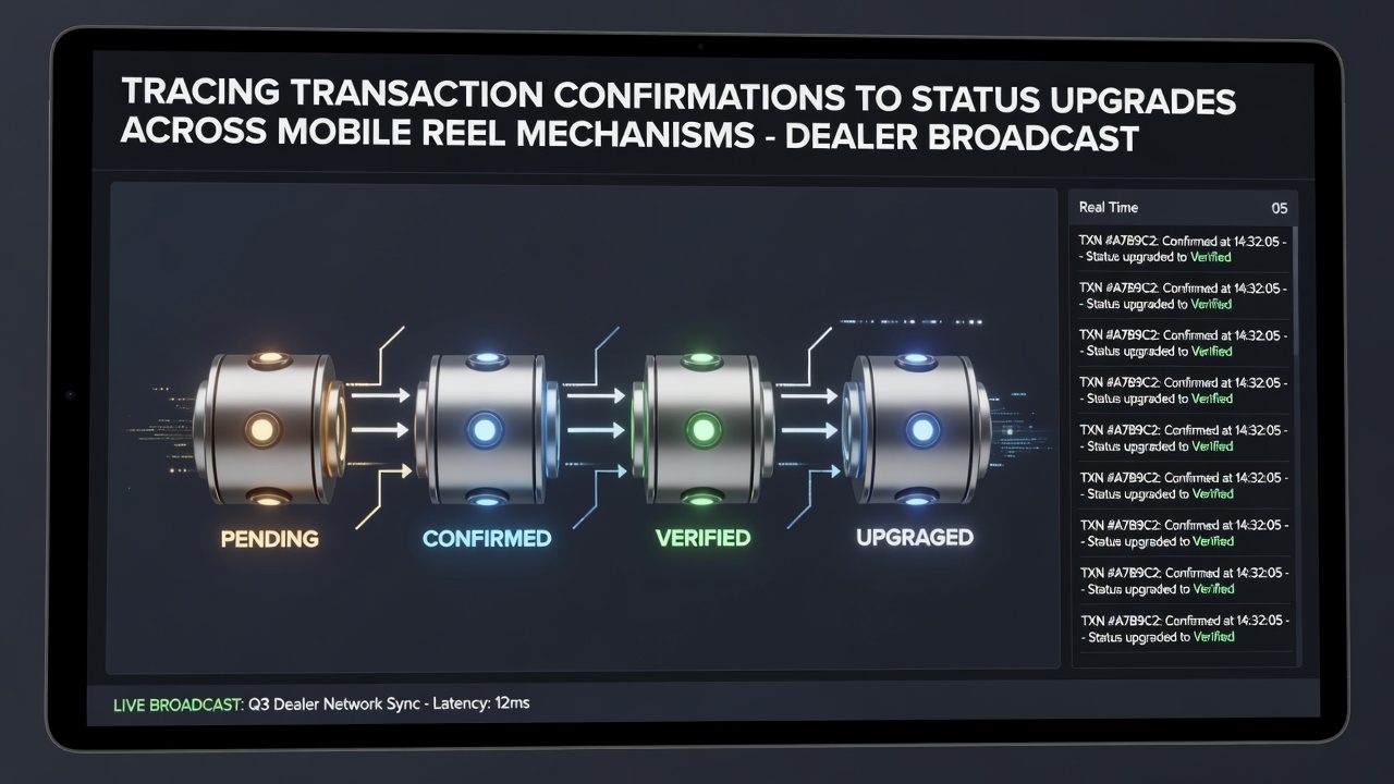 Detaillierte Darstellung von Statusaufstiegen durch bestätigte Transaktionen in Live-Dealer- und Wettumgebungen